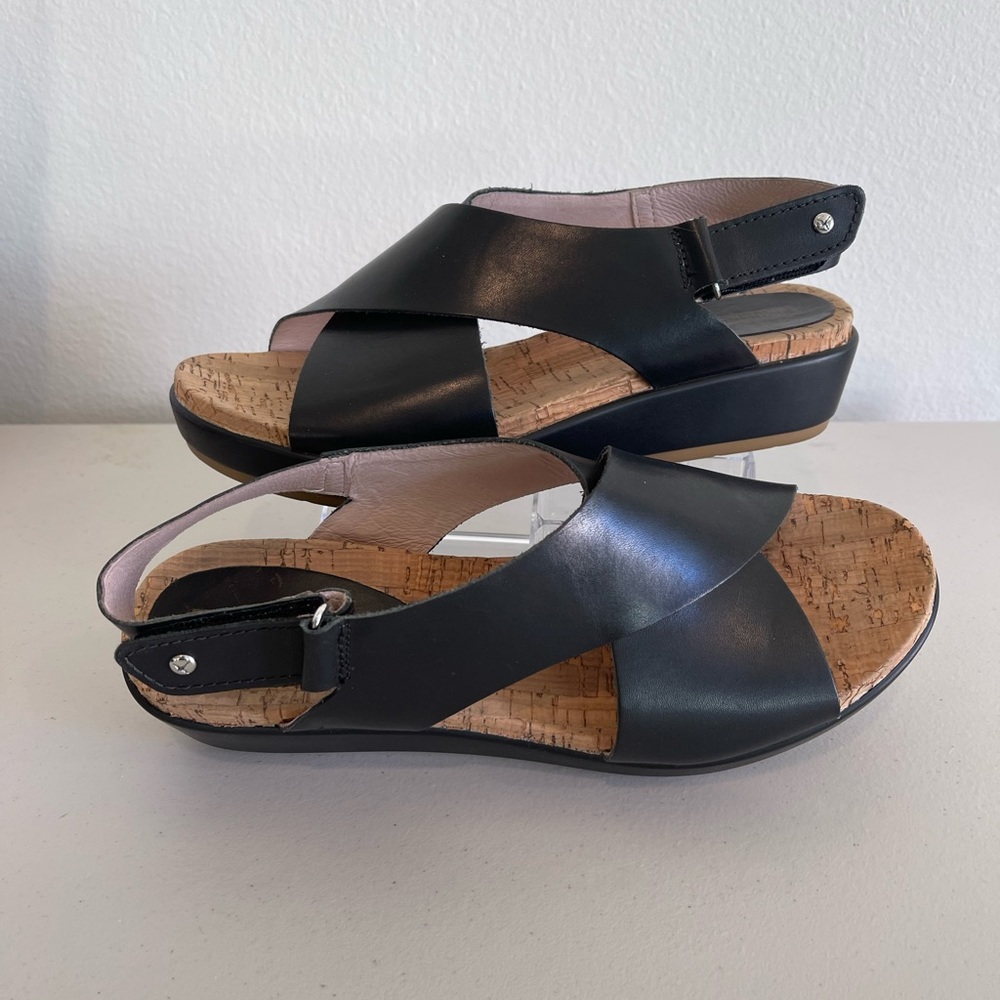 Pikolinos Mykonos Cork Wedge Platform Sandals EU 41 US 10